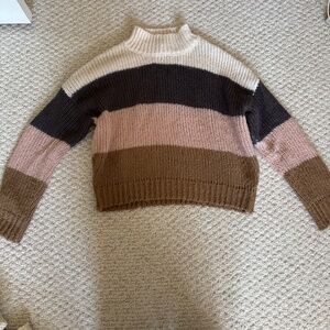 Garage striped sweater size medium